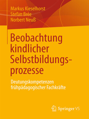 cover image of Beobachtung kindlicher Selbstbildungsprozesse